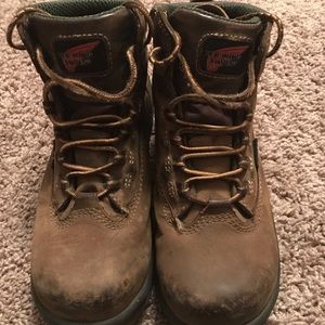 Red Wing Steel Toe Work Boots